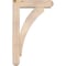 Ekena Millwork Thorton Craftsman Smooth Bracket w/ Offset Brace, Douglas Fir, 5 1/2"W x 20"D x 32"H BKT0604X20X32THR04SDF - alternate 4